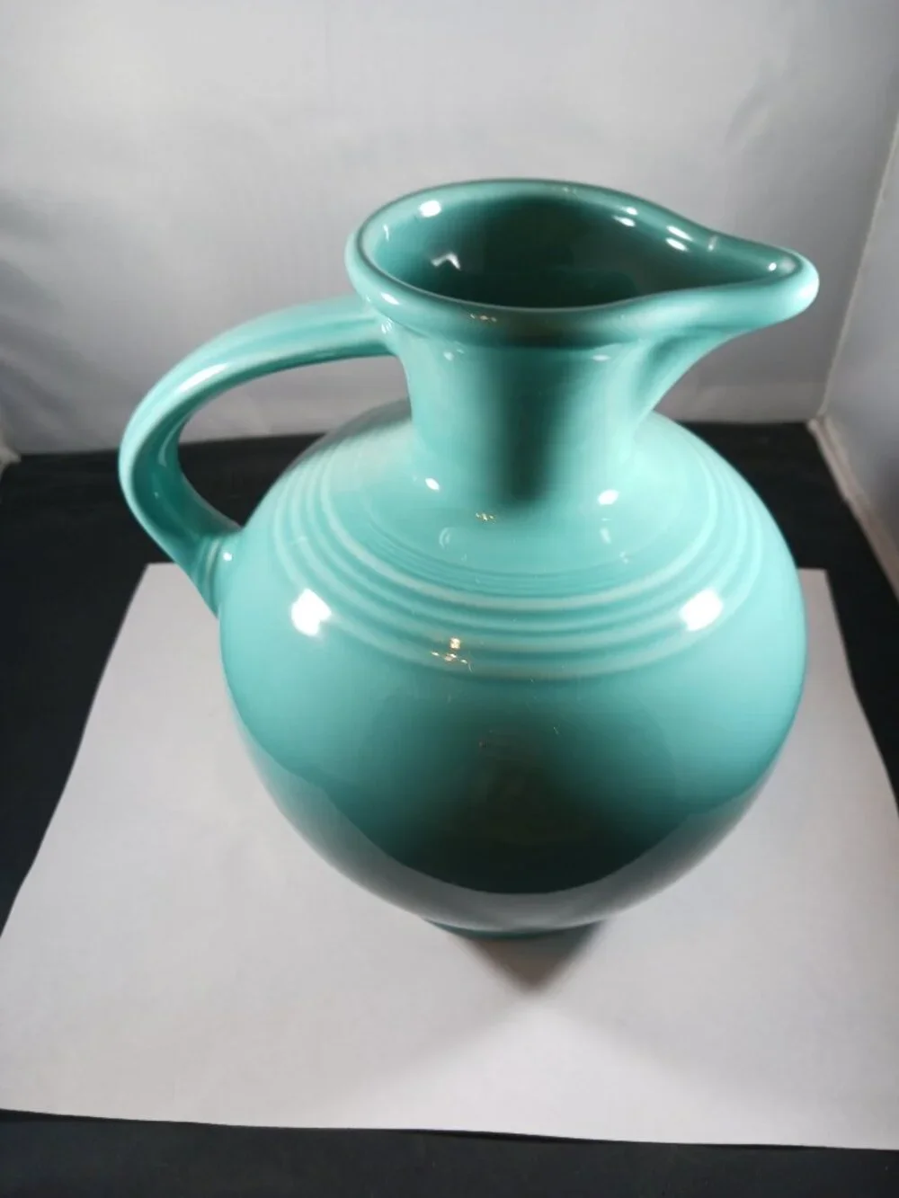 Vintage Fiesta Ware Blue Large Carafe